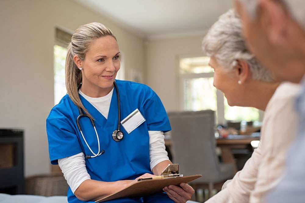 patient with physical therapist