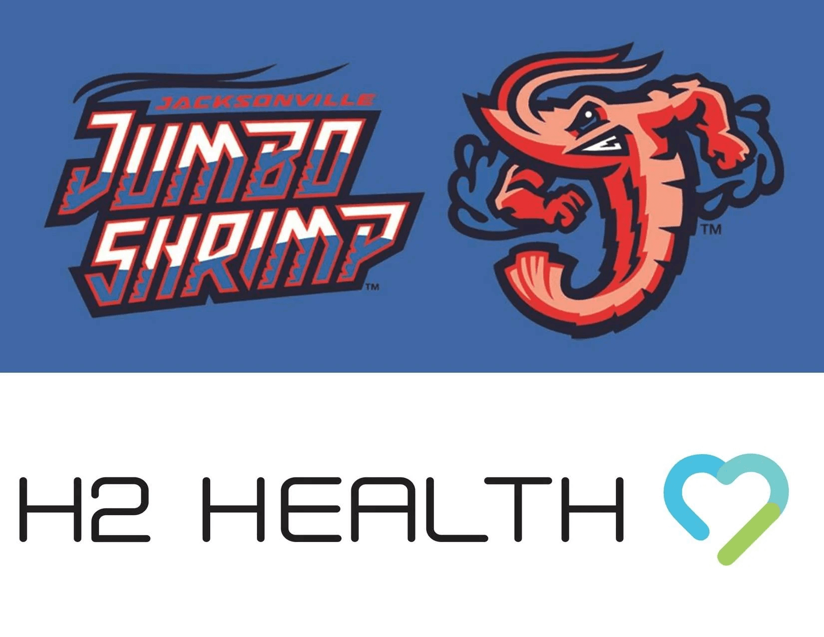Jacksonville Jumbo Shrimp is the newest H2 Health partner! H2 Health