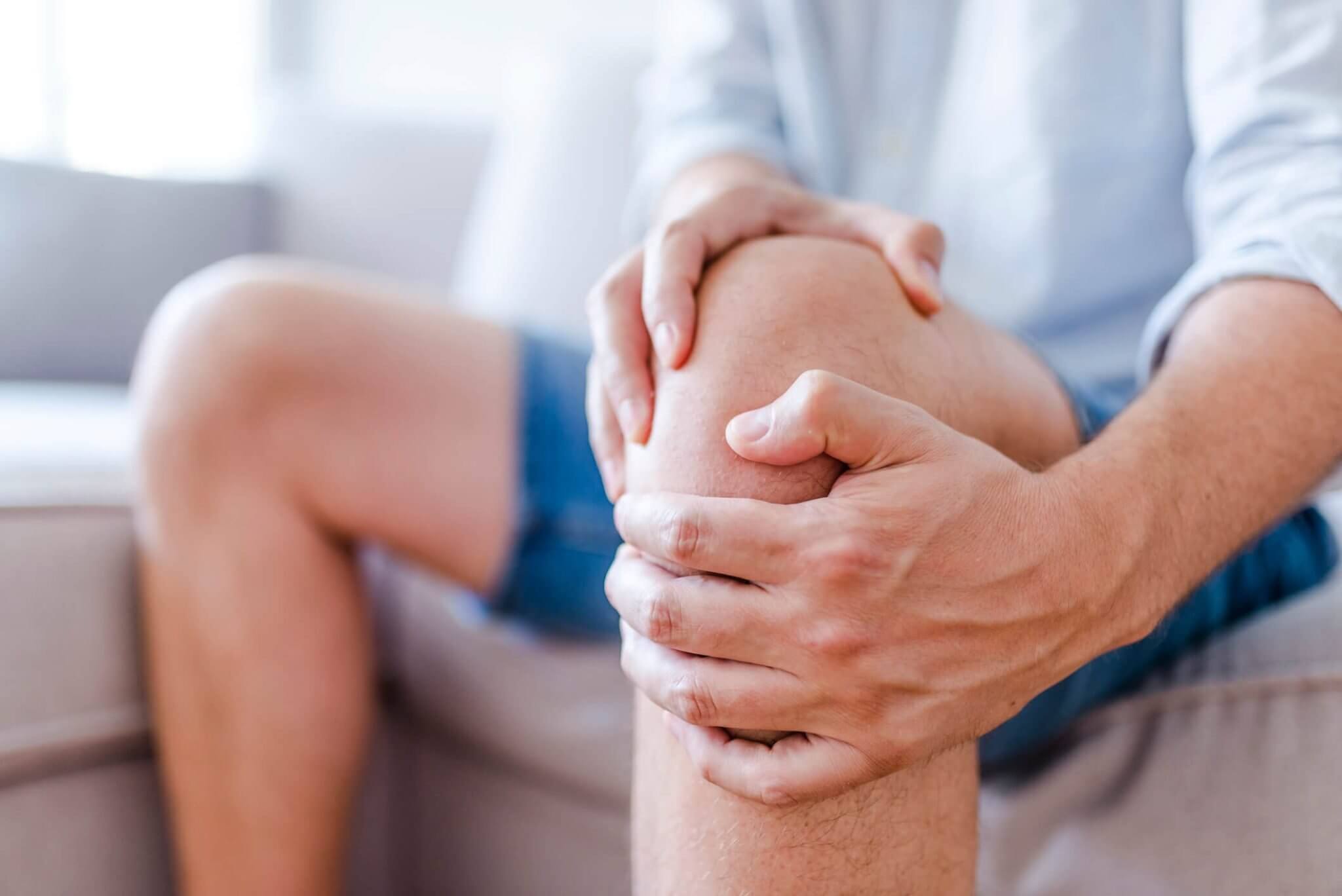 Man suffering with Knee Pain