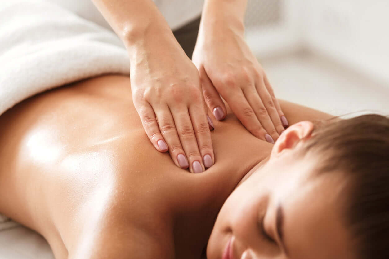 Woman Getting Massage