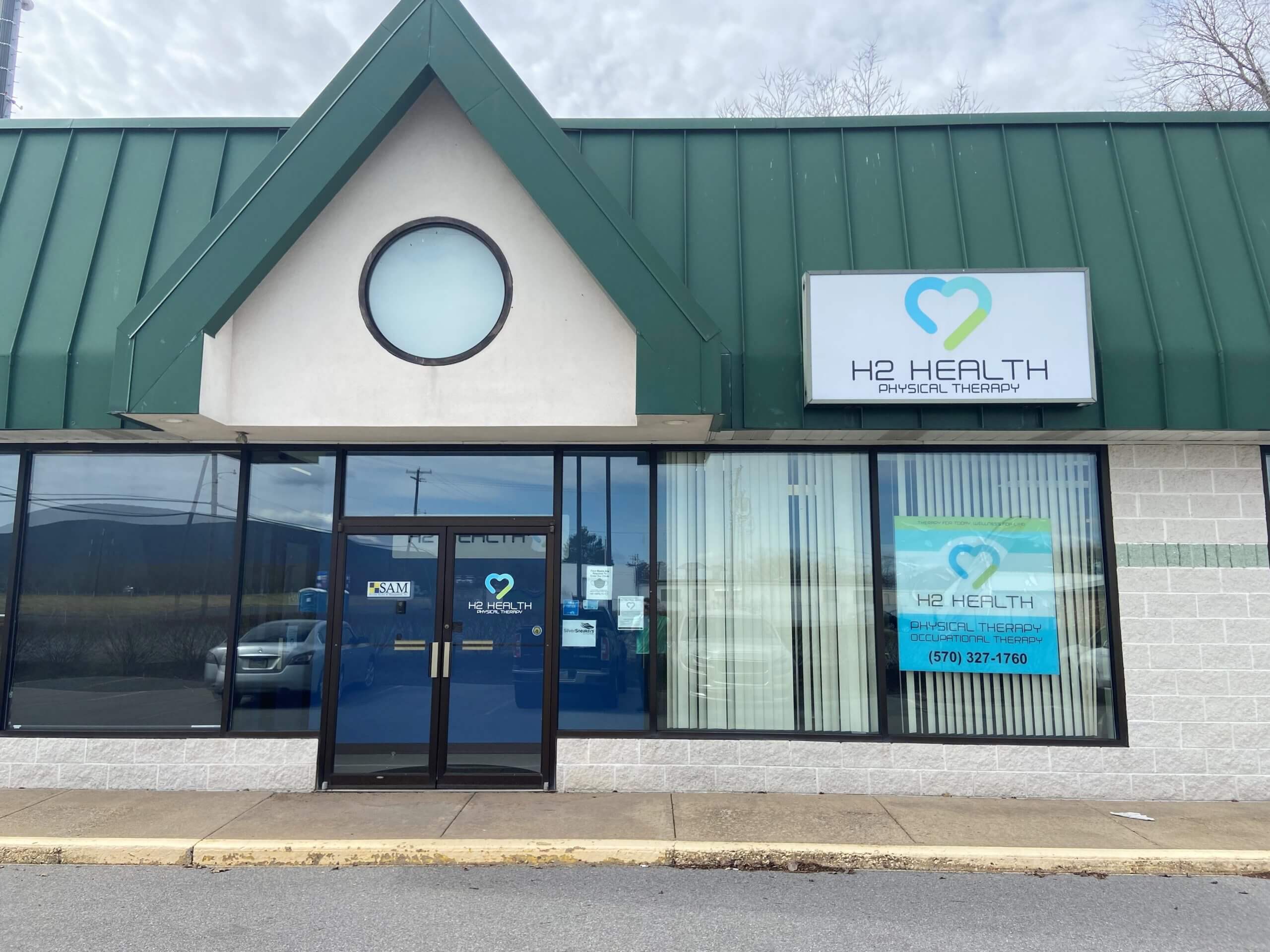 h2 health outside clinic entrance