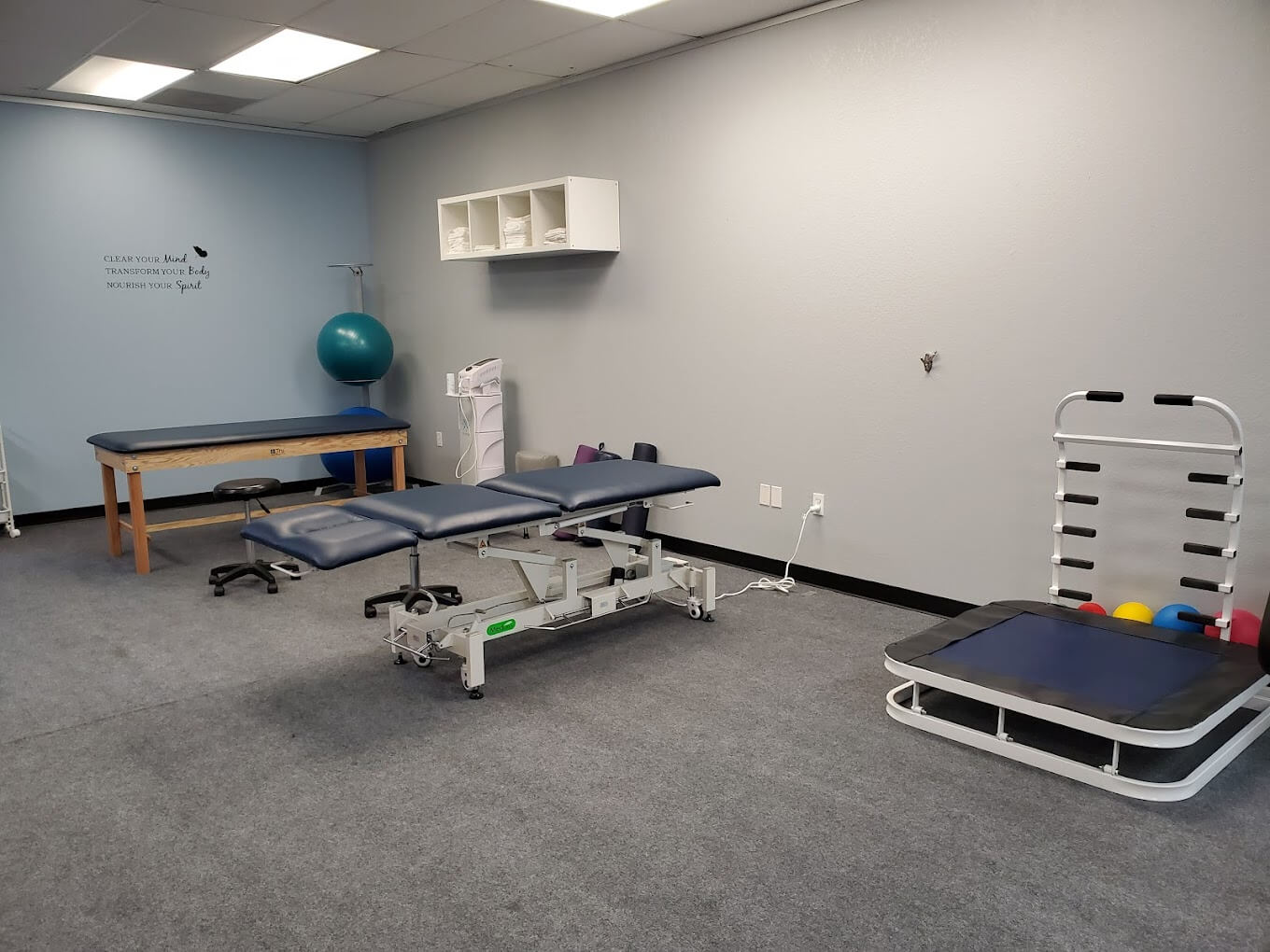 physical therapist exercising woman's arm 