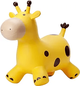 giraffe sit and bounce toy for children