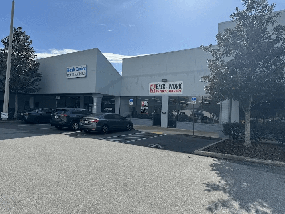 outside building view of back to work physical therapy in brandon fl