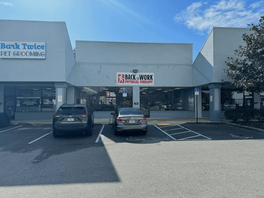 front entrance of back to work in brandon fl