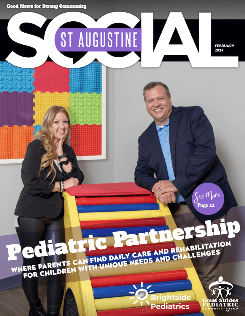 social magazine cover great strides partners with brightside pediatrics