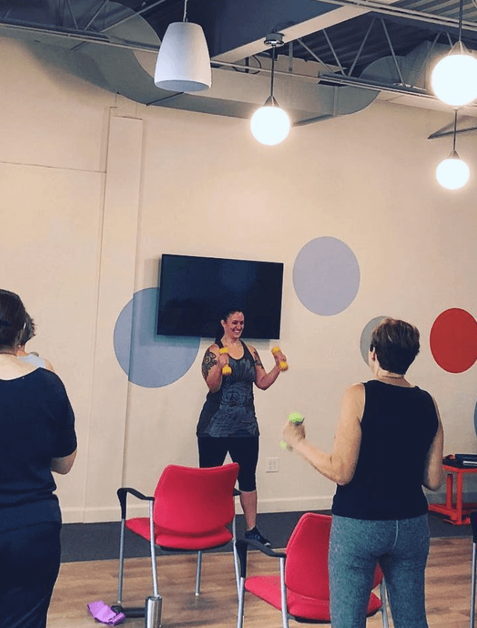 exercise class at physio physical therapy