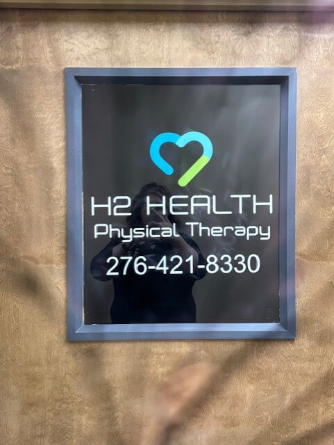 H2 Health physical therapy clinic entrance in Saltville VA