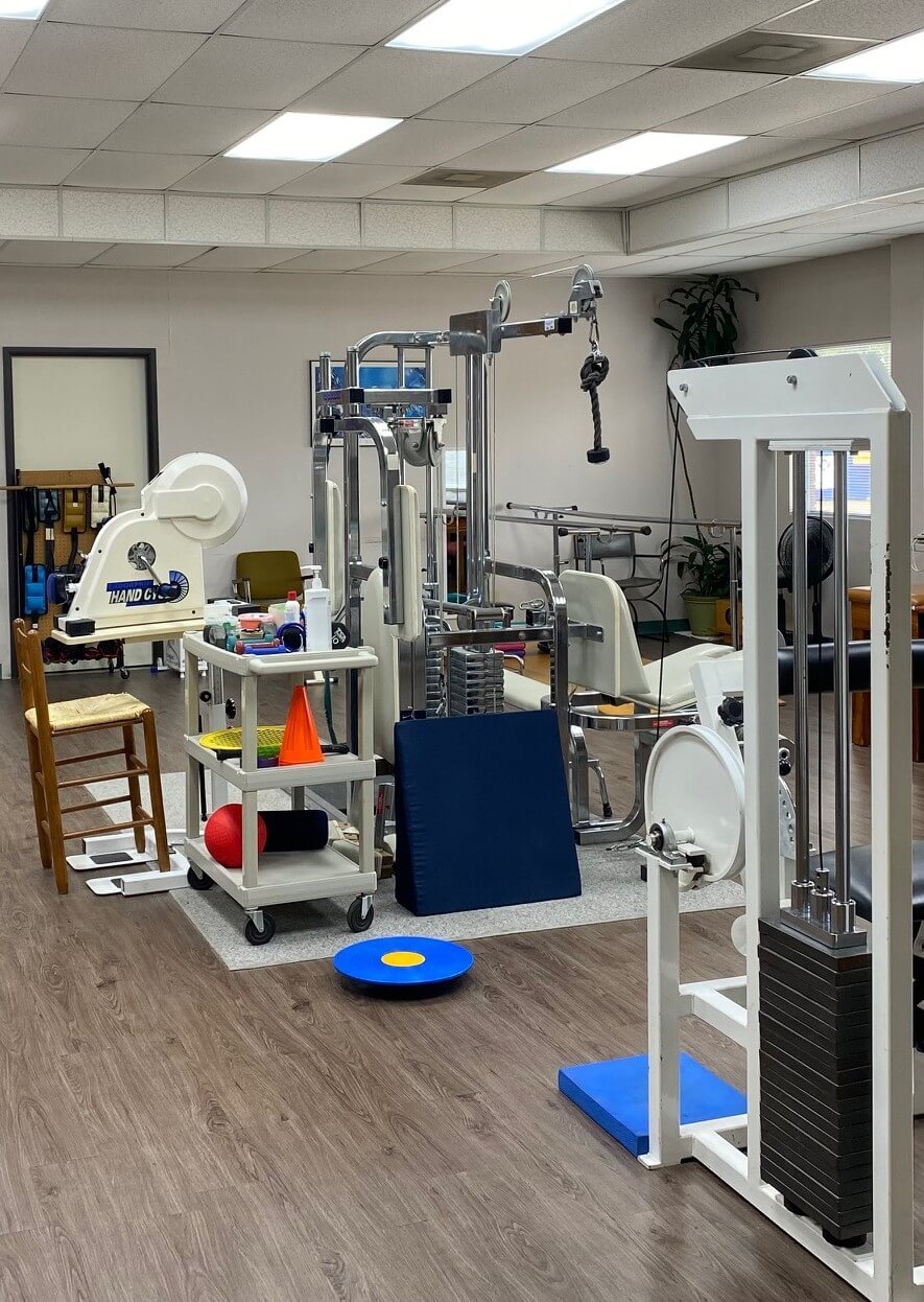 physical therapy treatment area at Terrell Physical Therapy