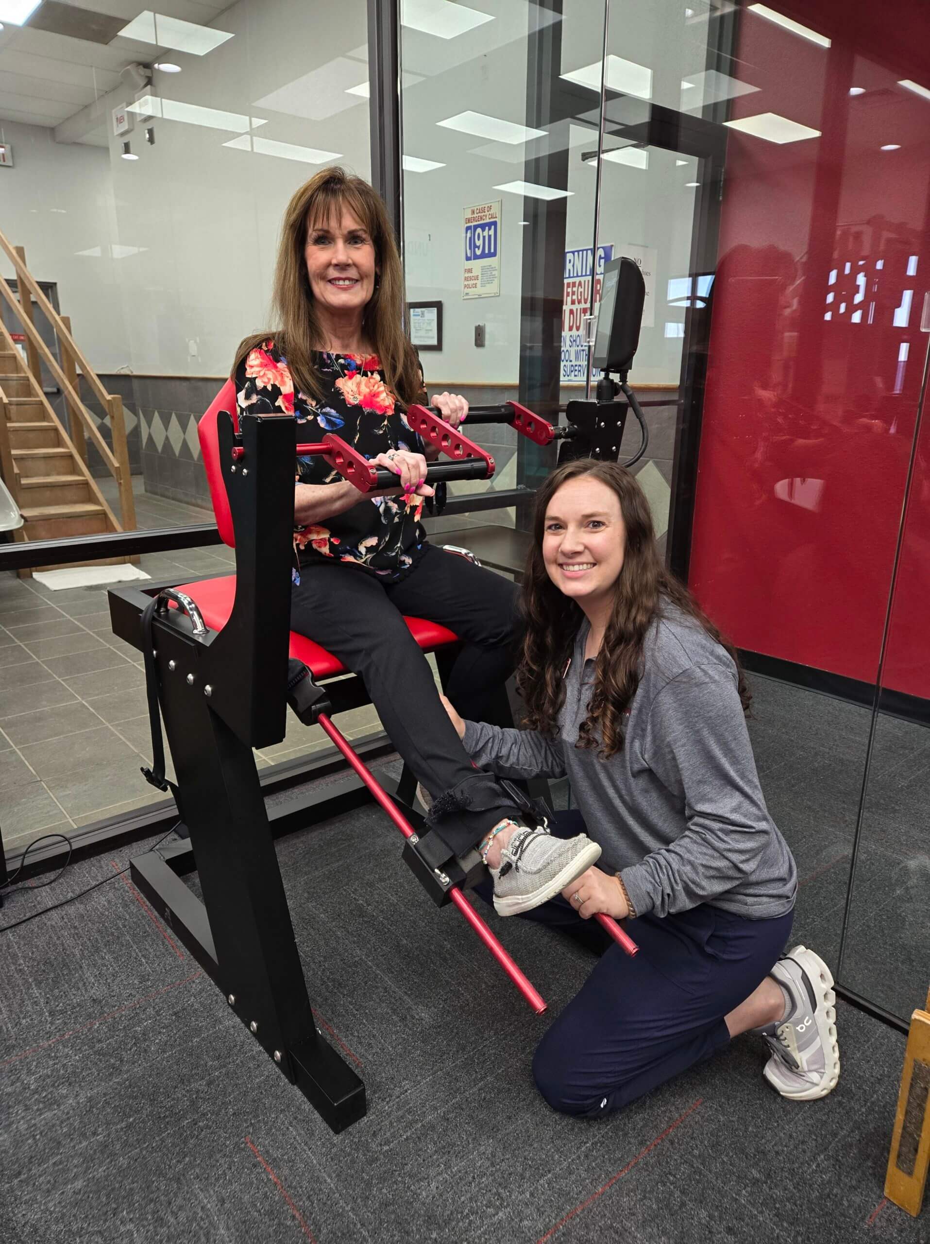 physical therapist working with patients in lubbock tx