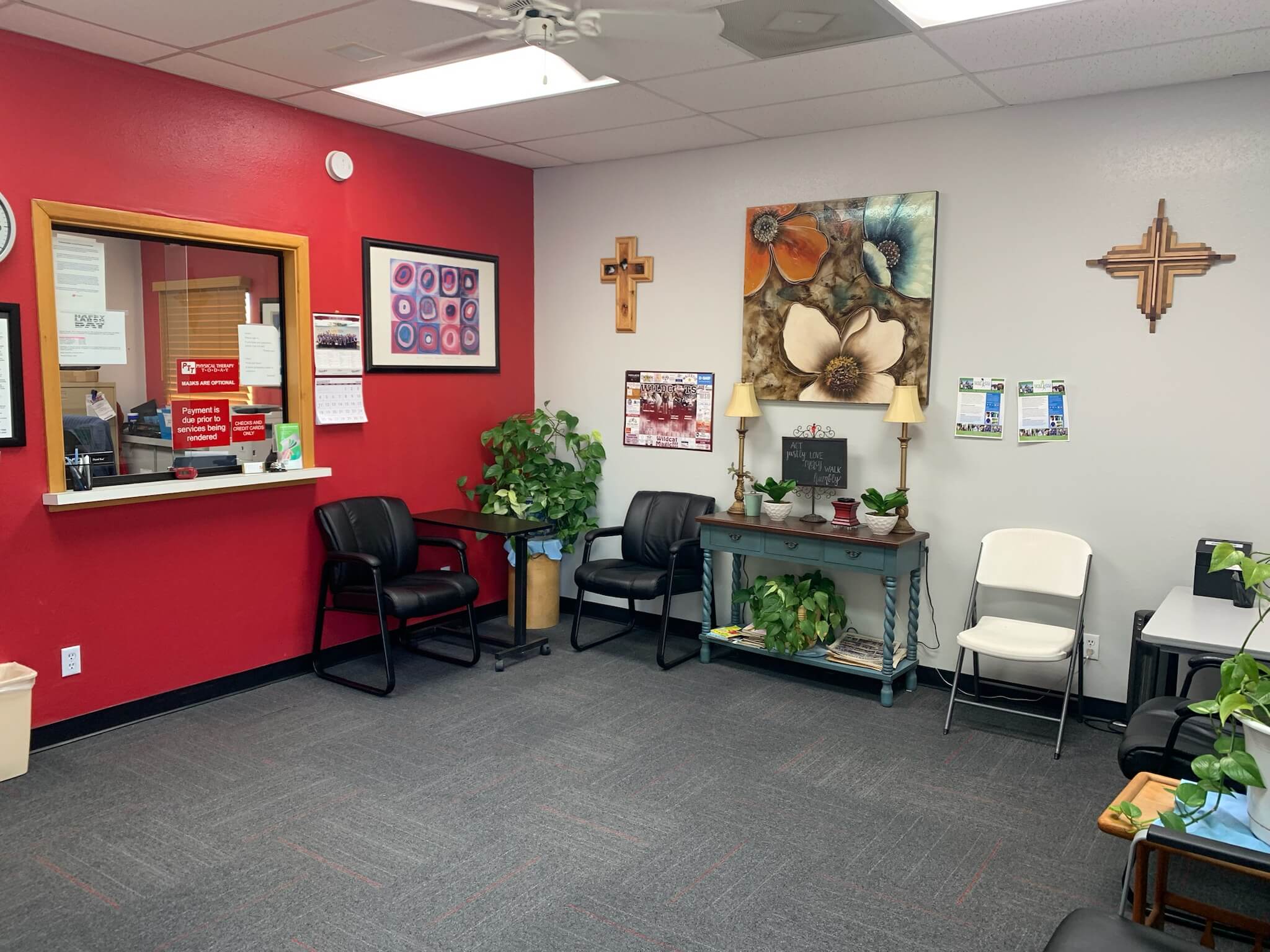 waiting room at physical therapy today littlefield tx