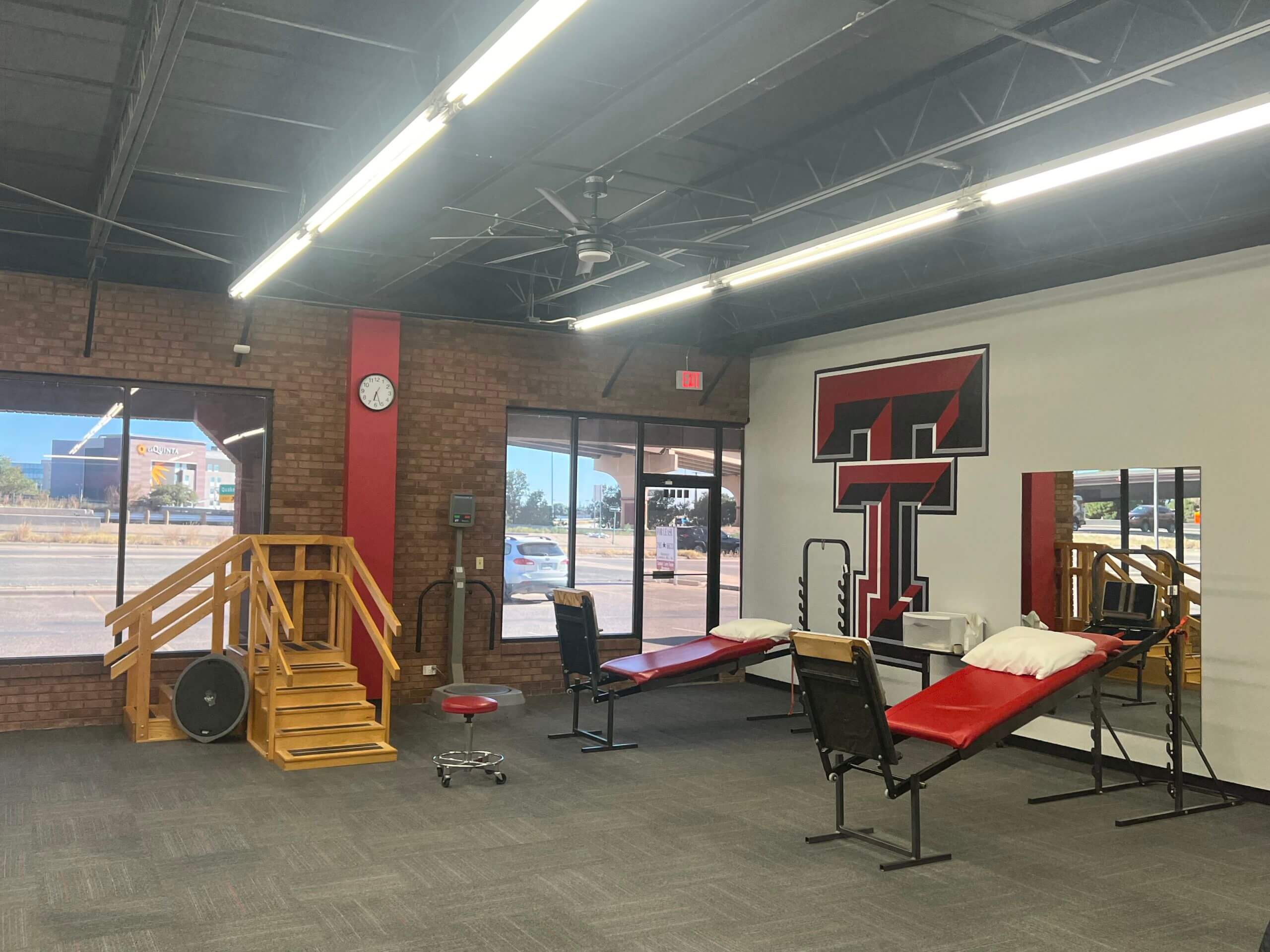 open physical therapy treatment area lubbock tx
