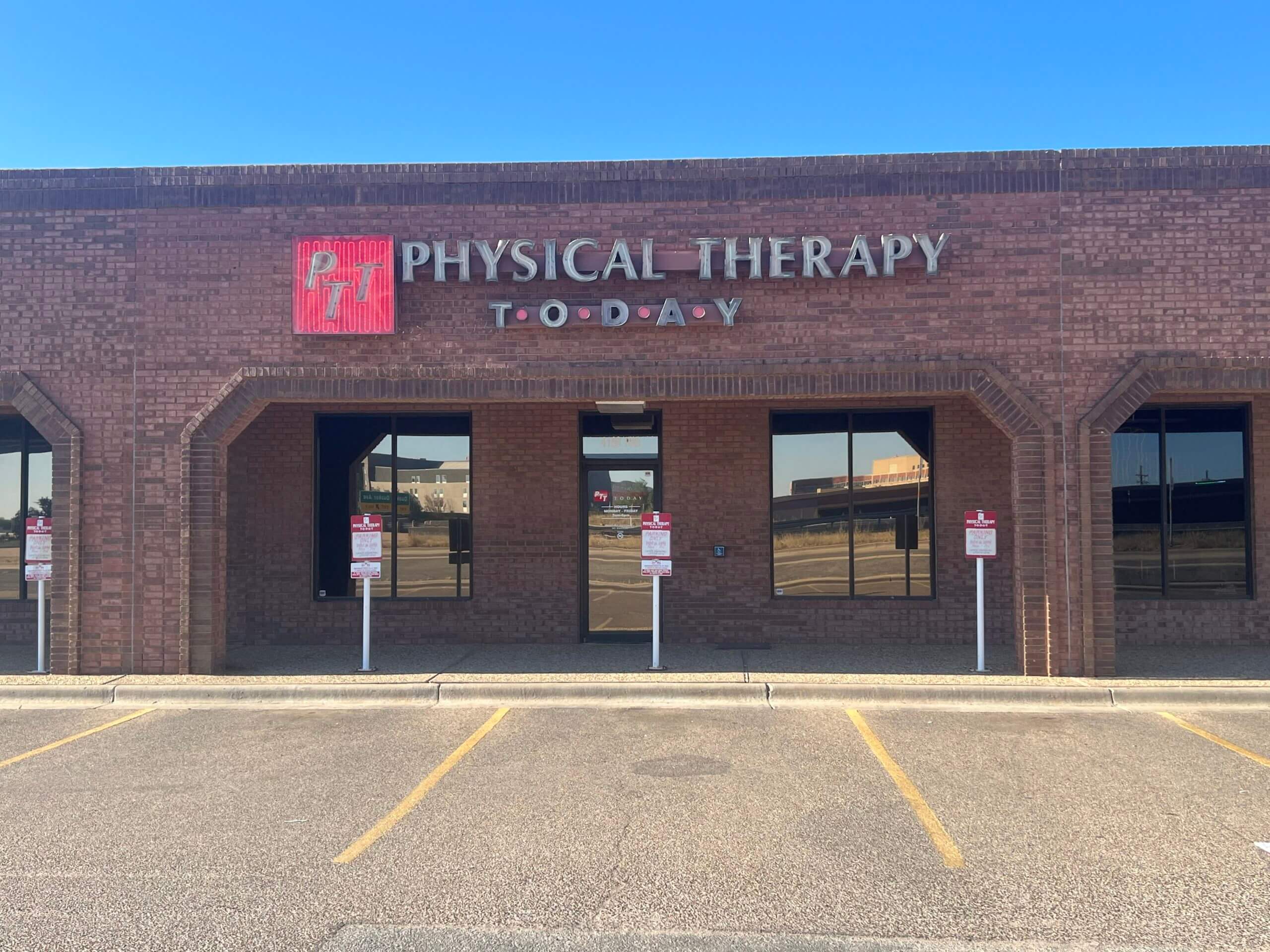 front entrance physical therapy today on 19th st in lubbock tx