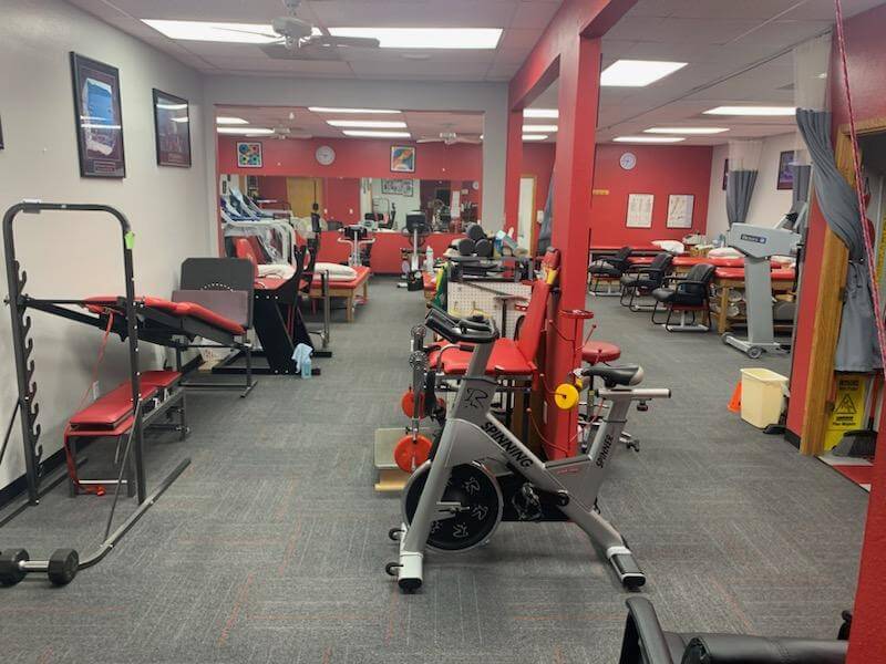 physical therapy treatment area