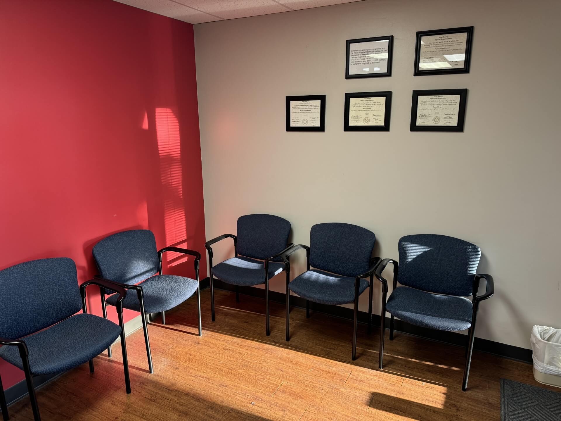 physical therapy today waiting room