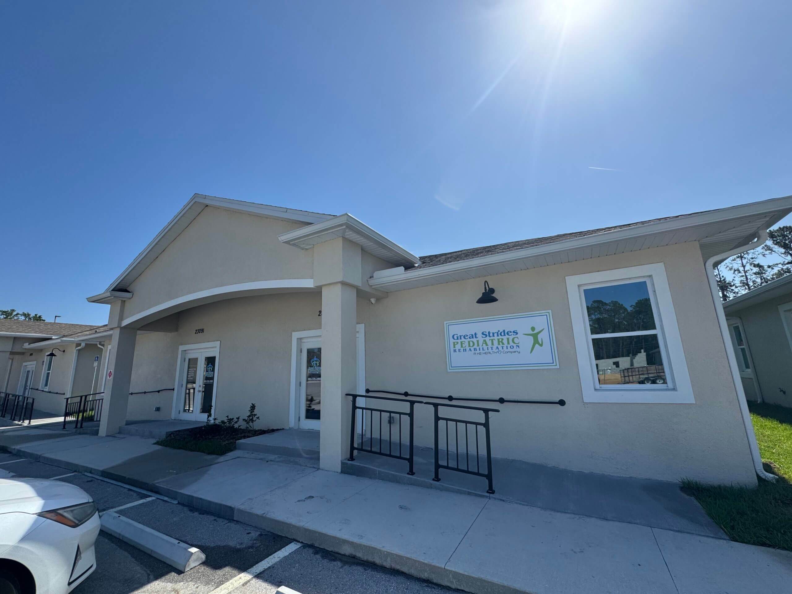 great strides pediatric therapy in land o lakes fl outside entrance