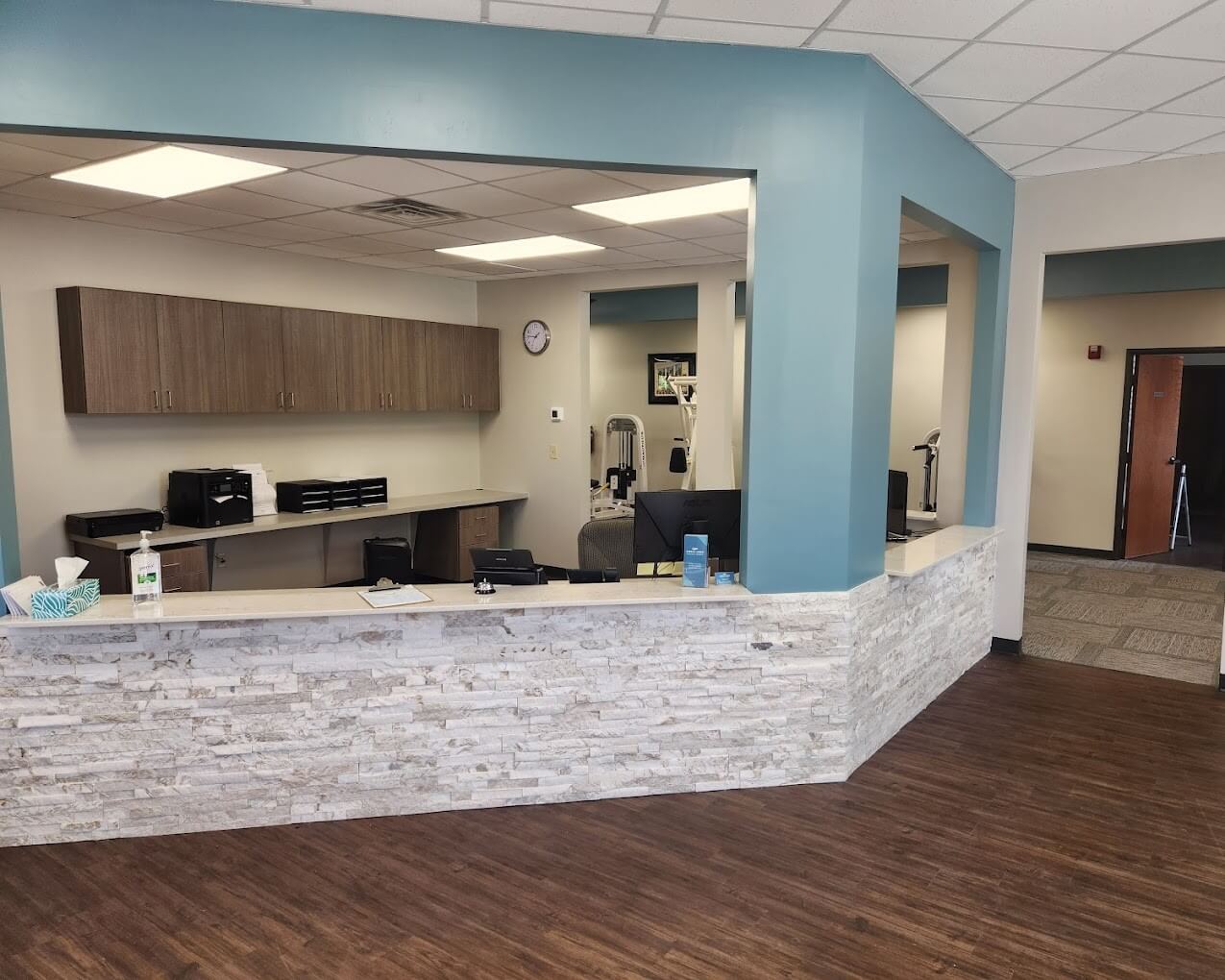 waiting room of cibolo creek physical therapy in spring branch tx