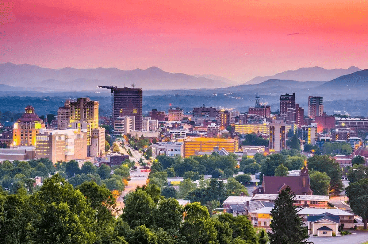 asheville nc skyline