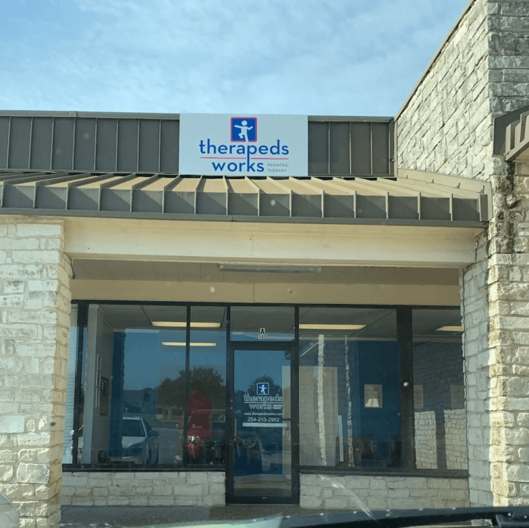entrance to therapeds works pediatric therapy salado tx