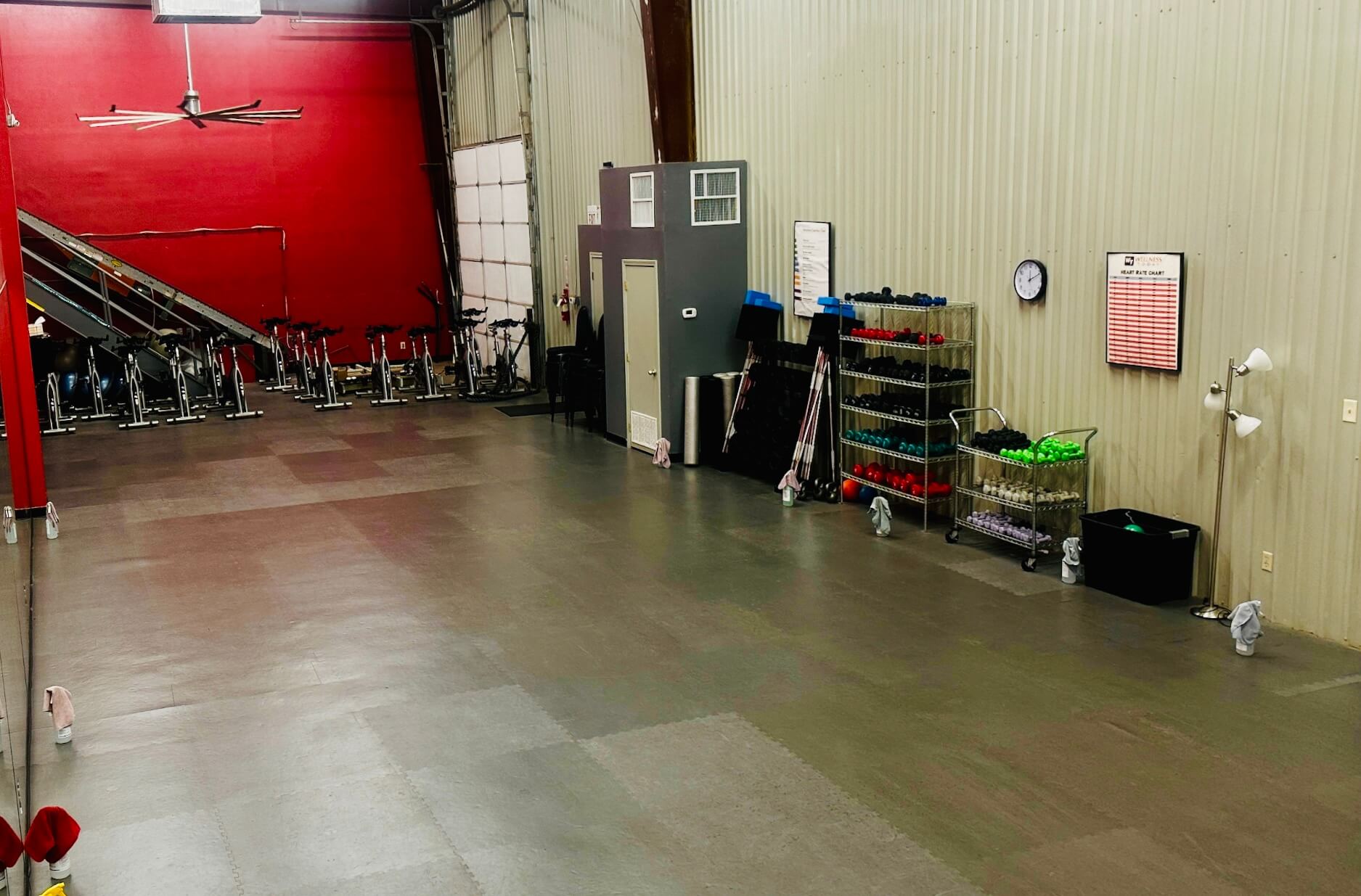 cardio equipment at wellness today