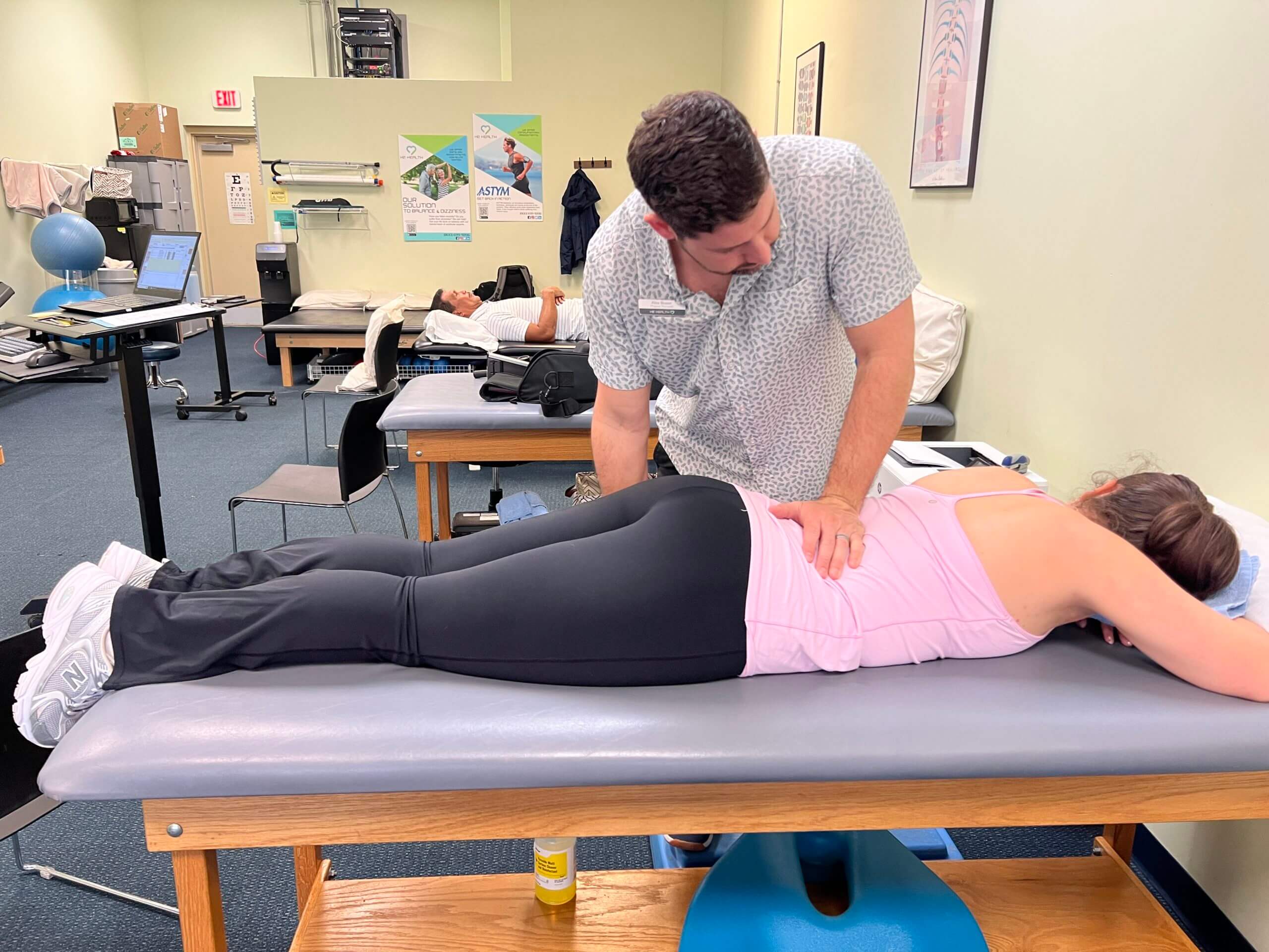 Physical therapy for back problems at H2 Health - effective spine assessment and treatment