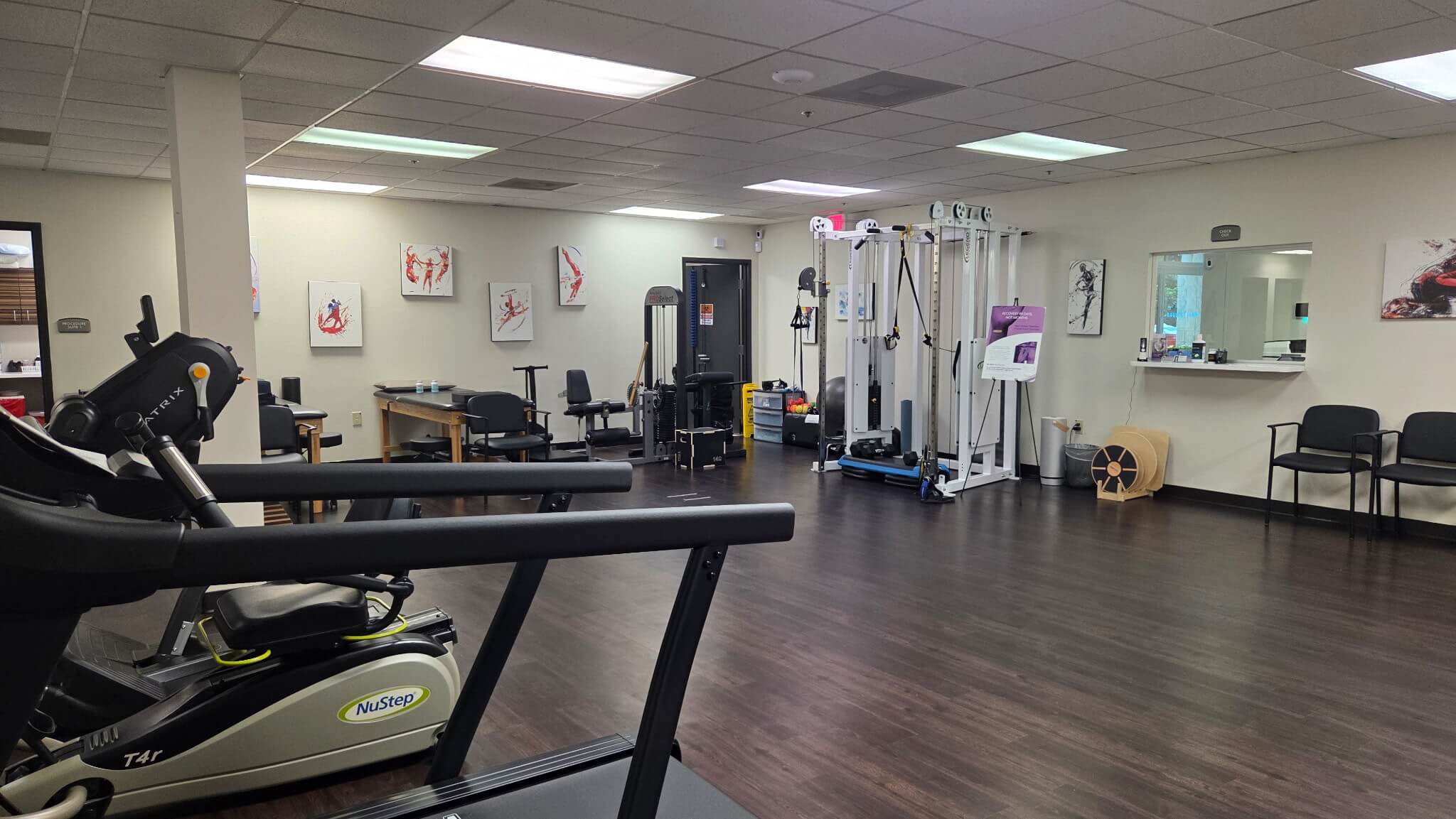 physical therapy treatment area