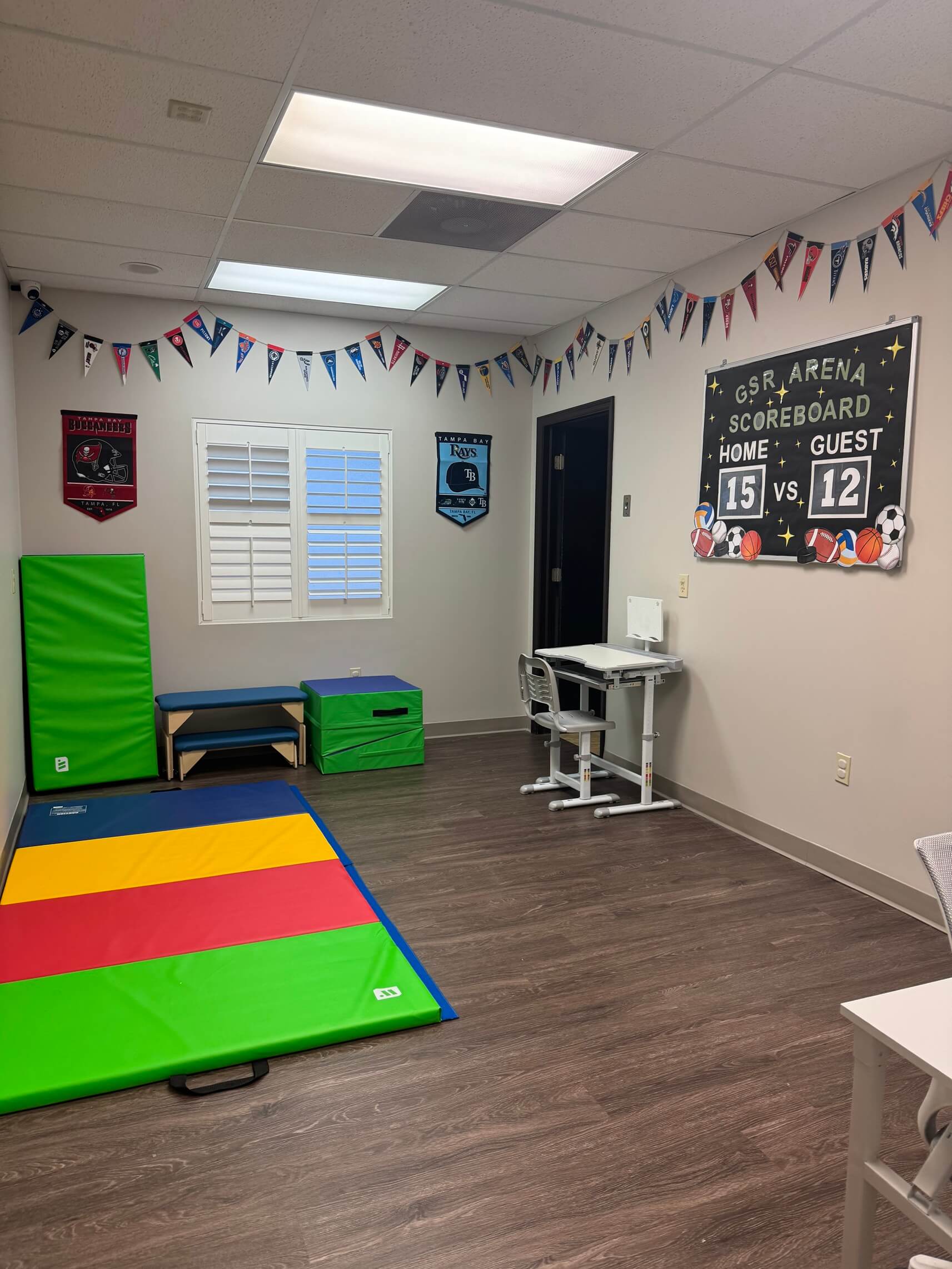 pediatric therapy treatment area